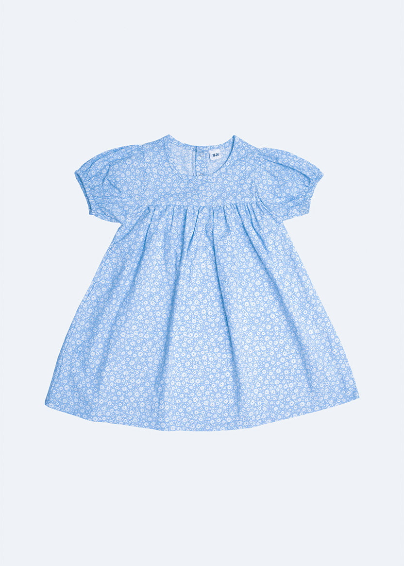 Blue Floral Dress