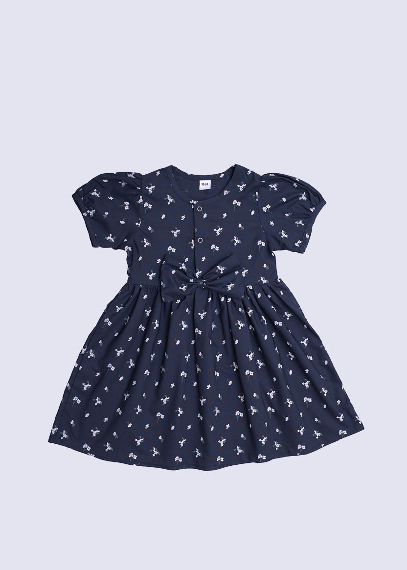 Printed Bow Dress
