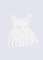 Heart print dress