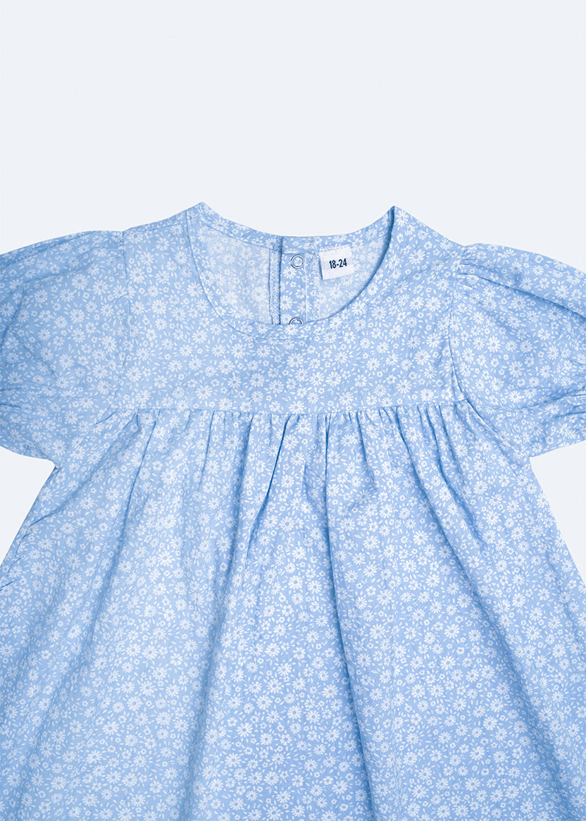 Blue Floral Dress