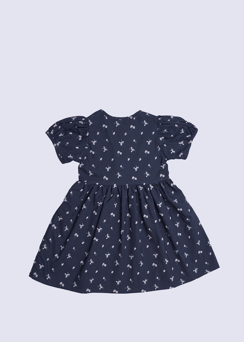 Printed Bow Dress