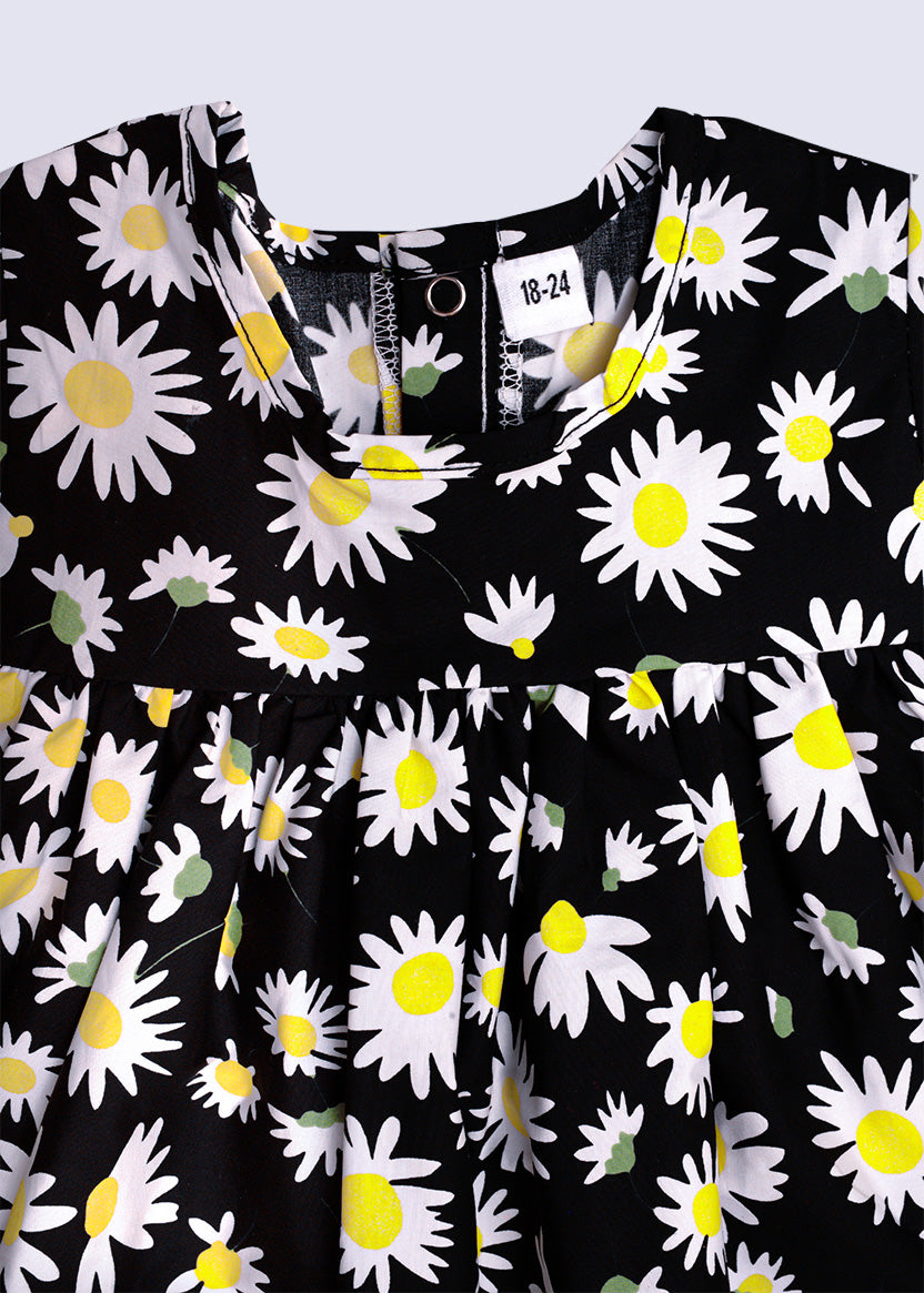 Sunflower Print Dress