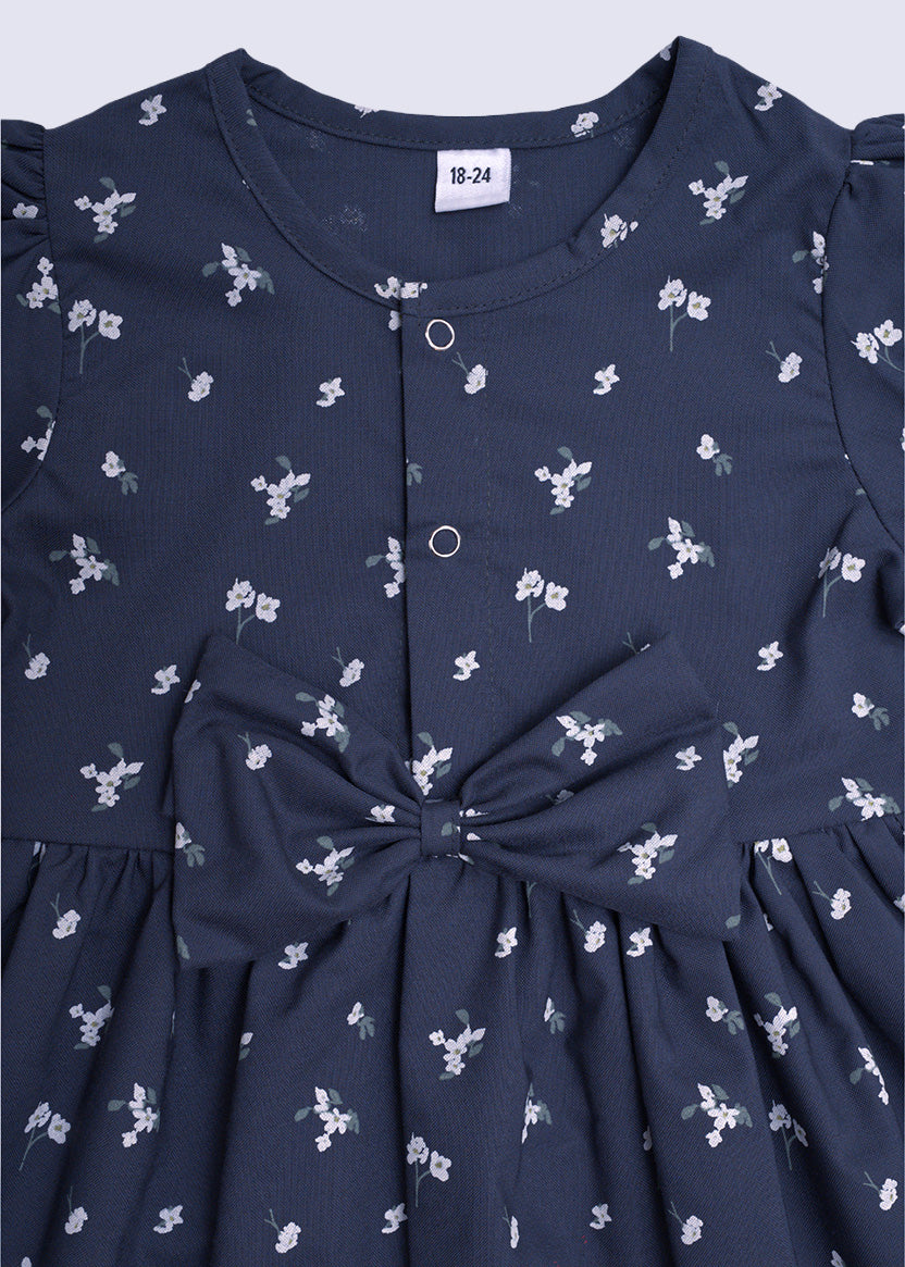Printed Bow Dress