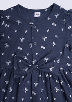 Printed Bow Dress