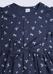Printed Bow Dress