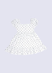 Heart print dress
