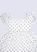 Heart print dress