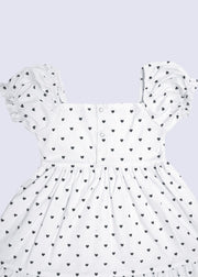 Heart print dress