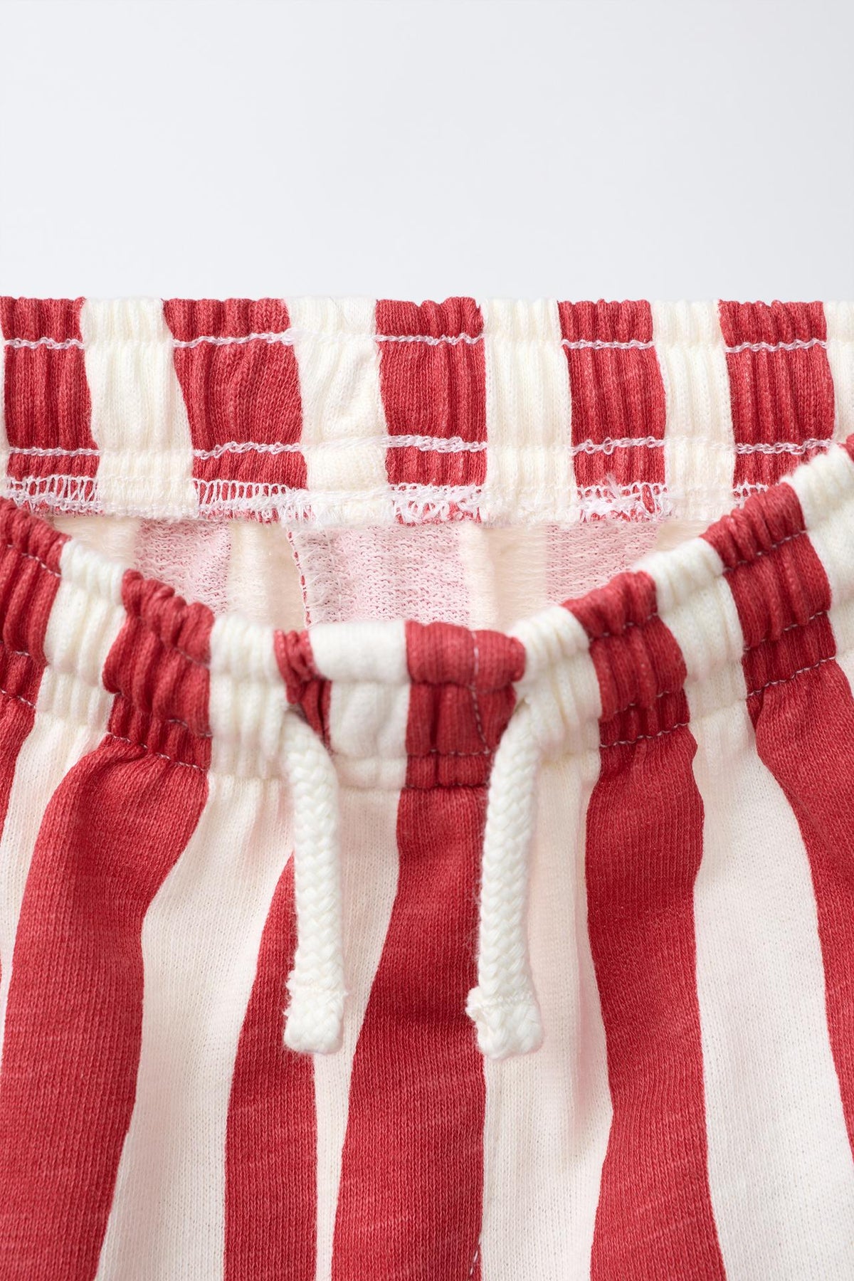 Red Wave Stripes Pants