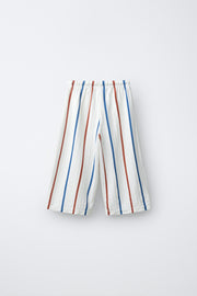 Striped Textured Pants