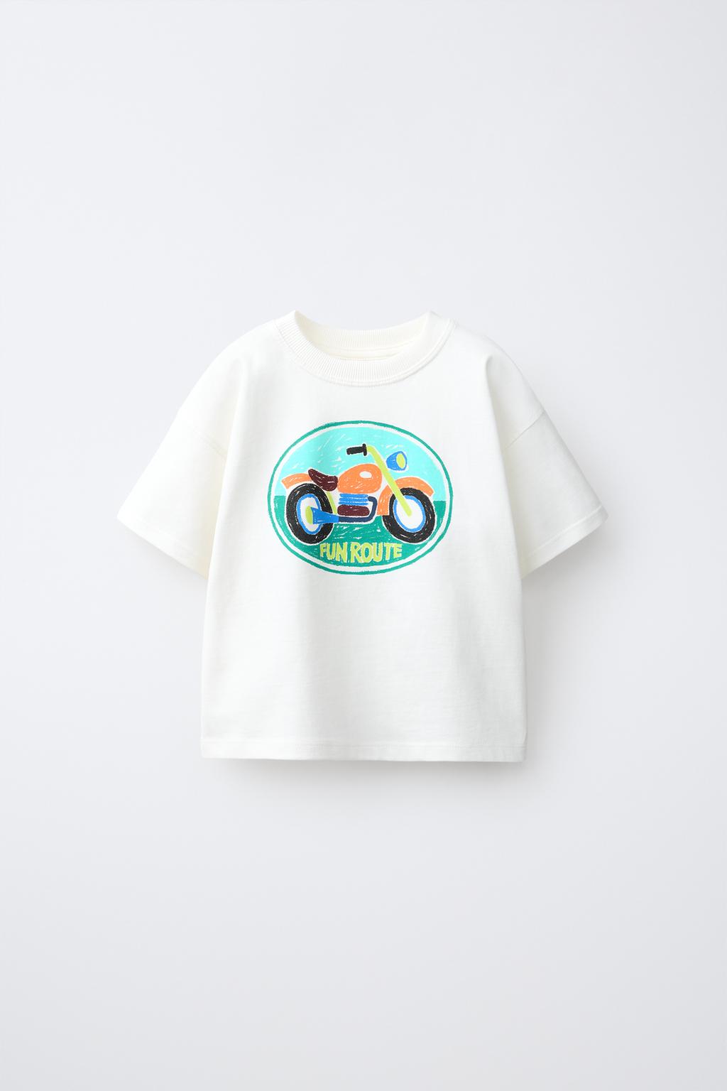 Printed T-Shirt White