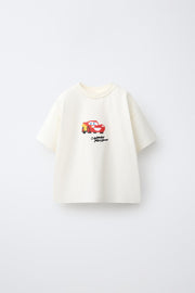 Cars Lightning McQueen © Disney/Pixar Cross-Stitch Printed T-Shirt