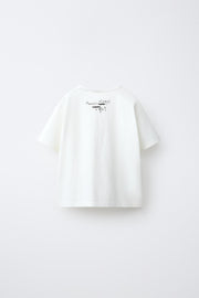 Text Print T-Shirt Heart