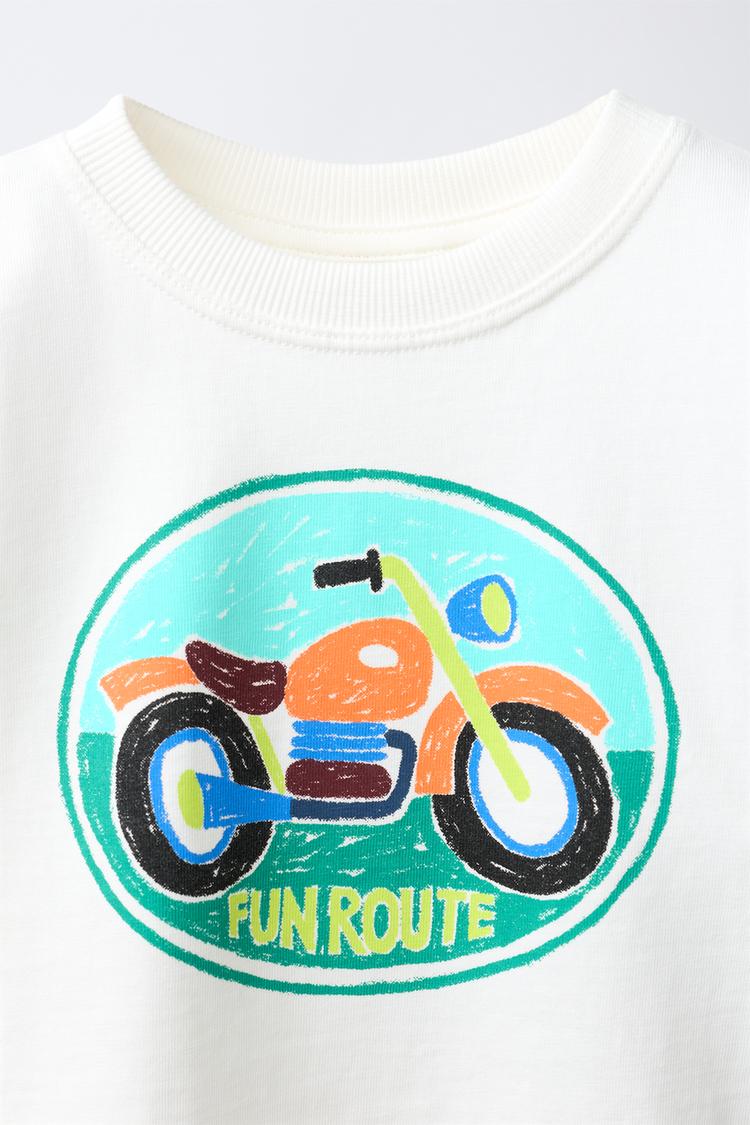 Printed T-Shirt White