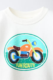 Printed T-Shirt White