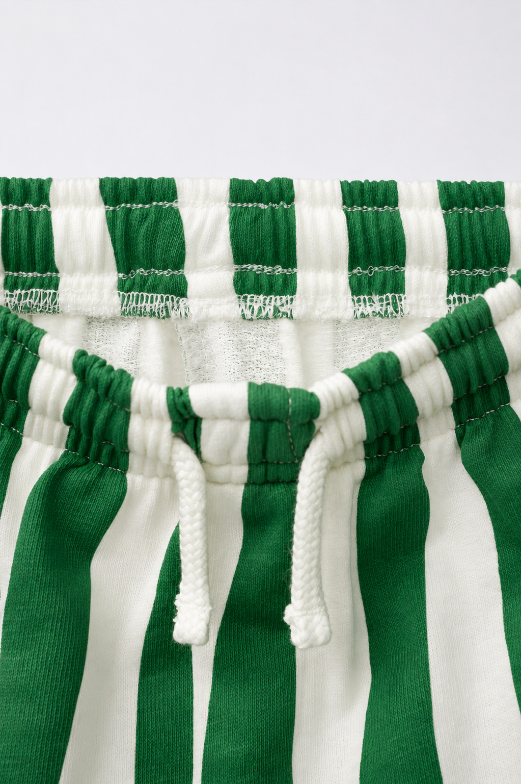 Green Wave Stripes Pants