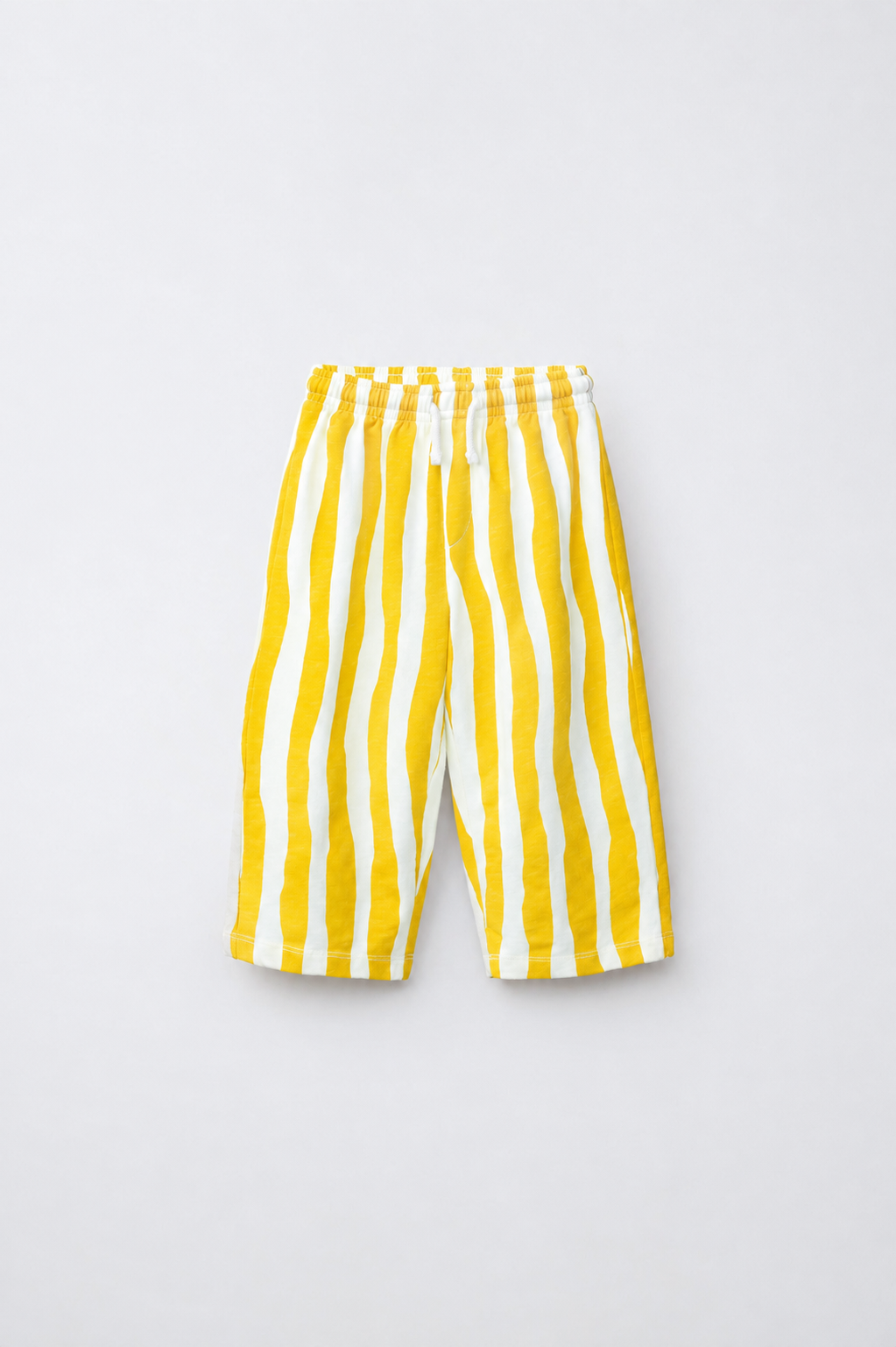 Yellow Wave Stripes Pants