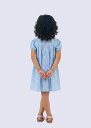 Blue Floral Dress