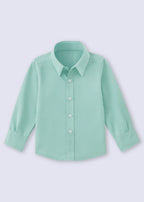 Teal Green Plain Shirt