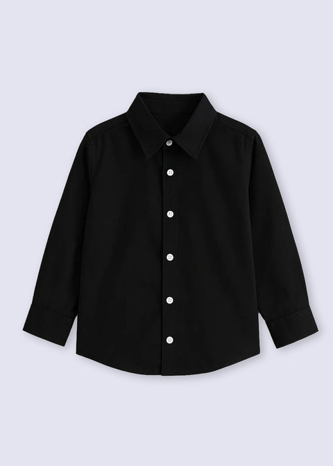 Black Plain Shirt