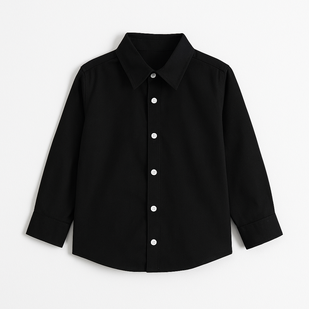 Black Plain Shirt