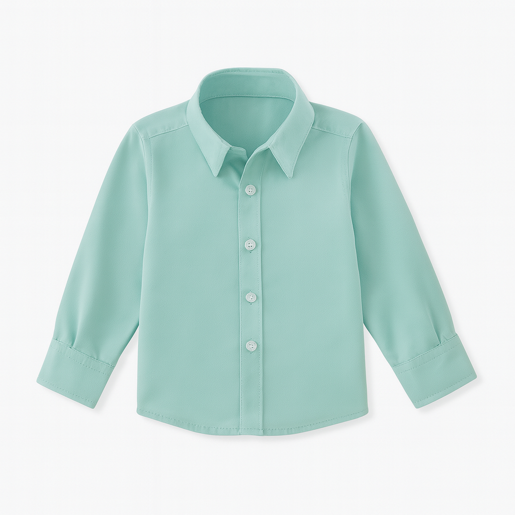 Teal Green Plain Shirt