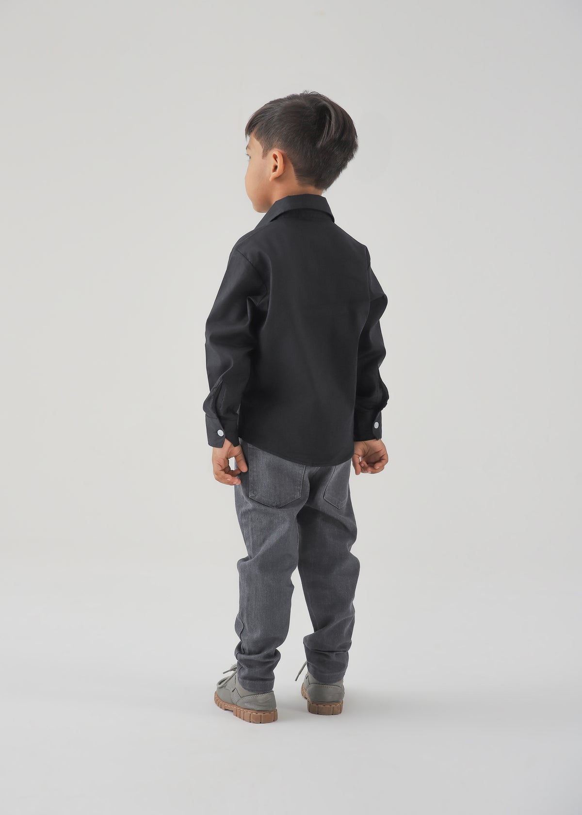 Black Plain Shirt