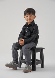 Black Plain Shirt