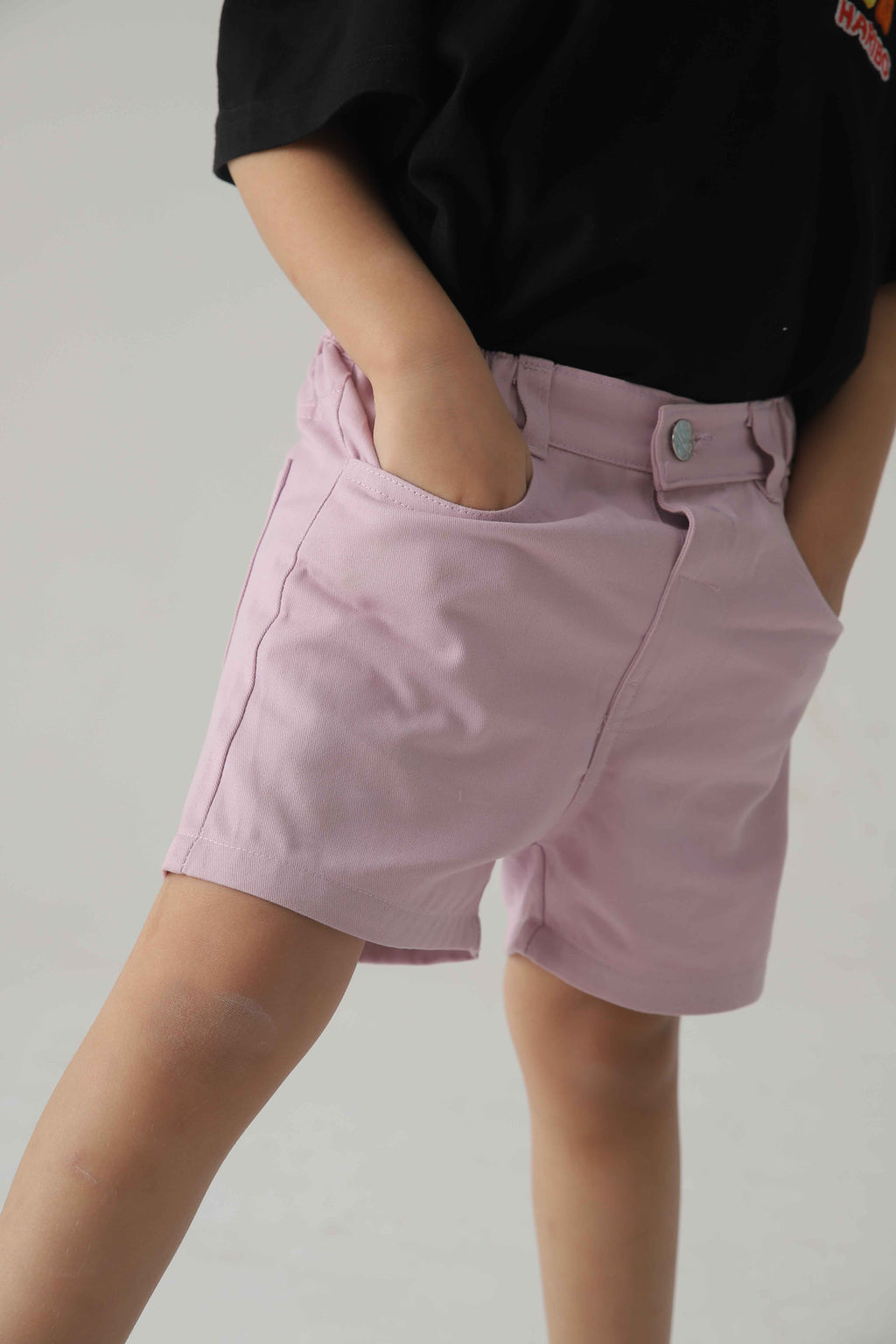 Pink Twill Short