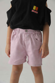 Pink Twill Short