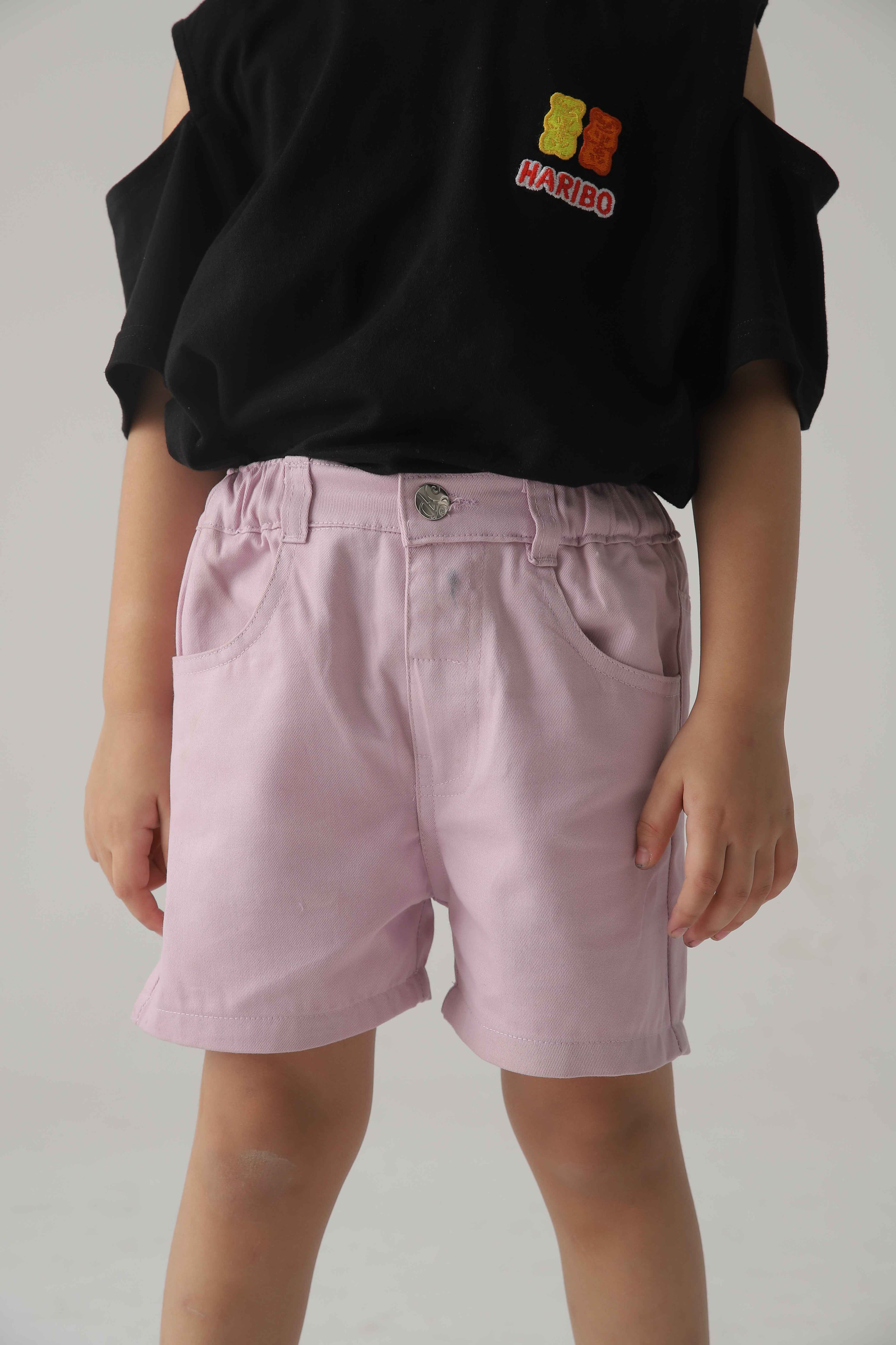 Pink Twill Short