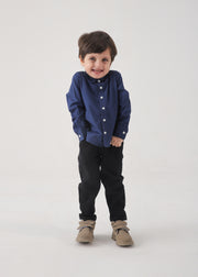 Midnight Plain Shirt
