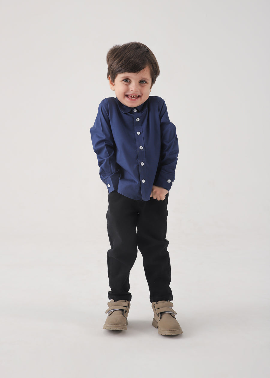 Midnight Plain Shirt