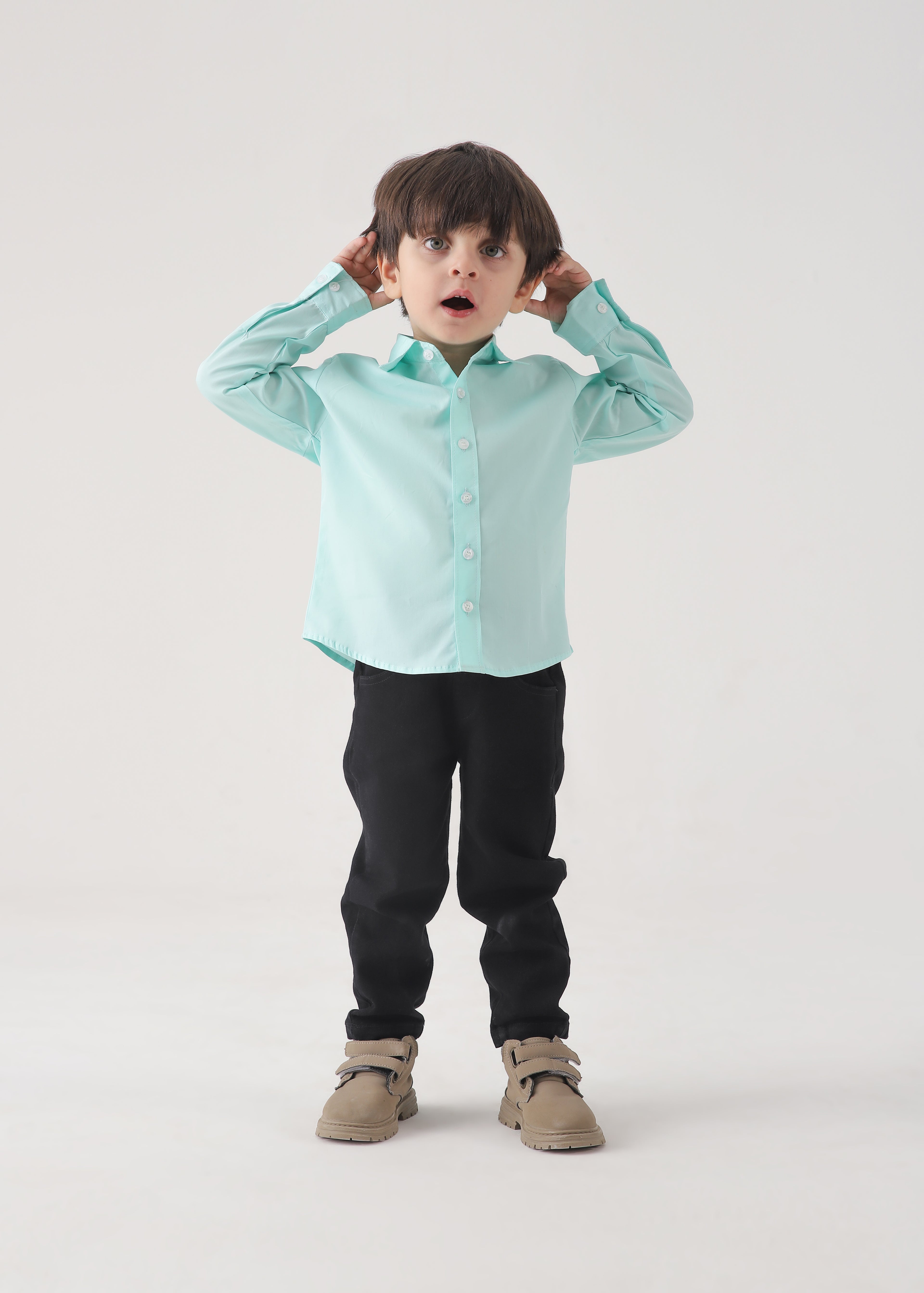 Teal Green Basic Shirt