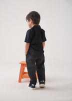 Jet Black Twill