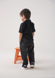 Jet Black Twill
