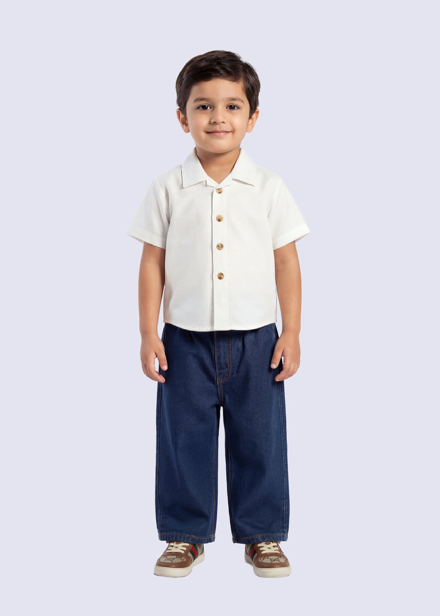 White Cuban Shirt