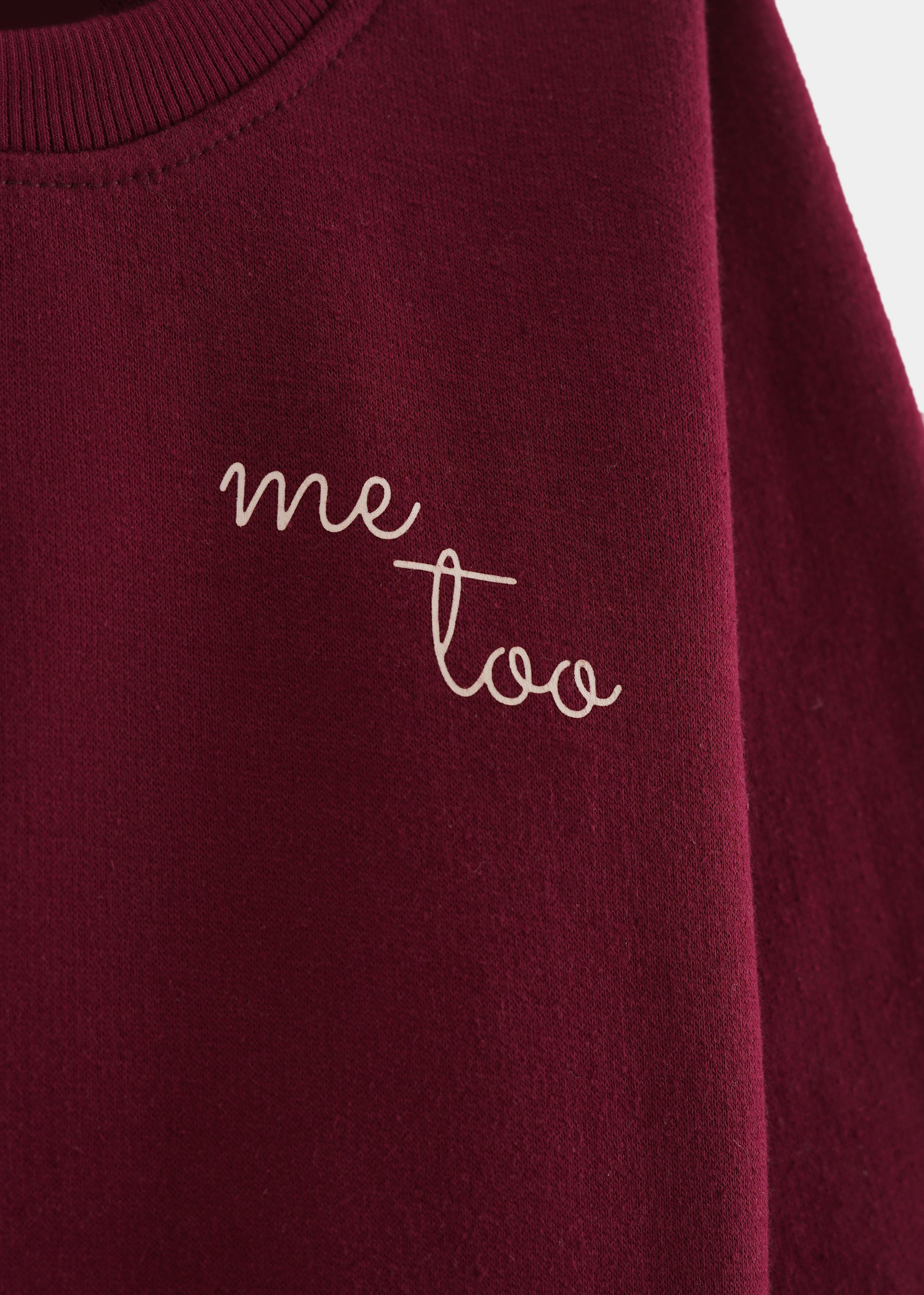 Me Too Hoodie Set Burgundy