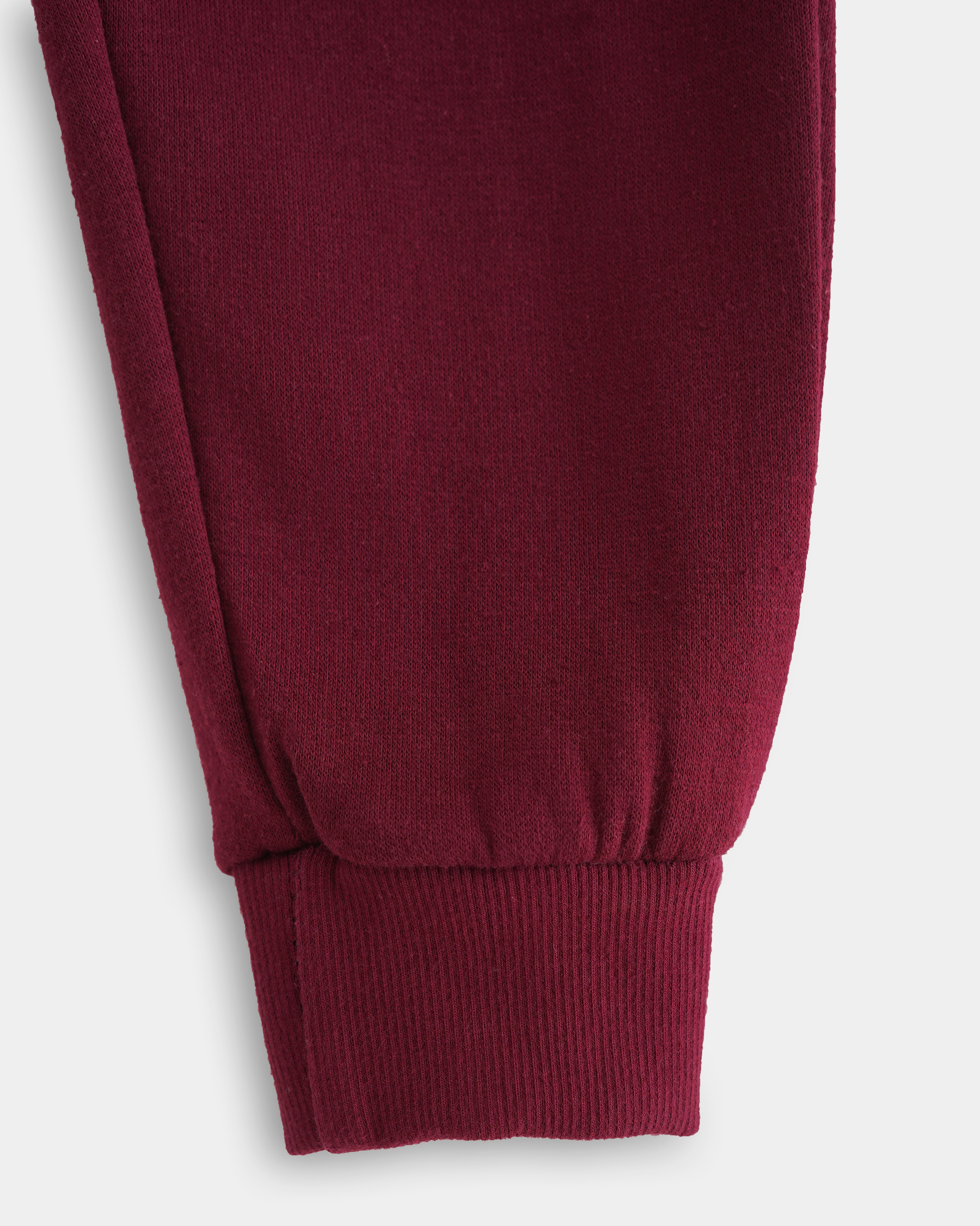 Fary Hoodie Set Maroon