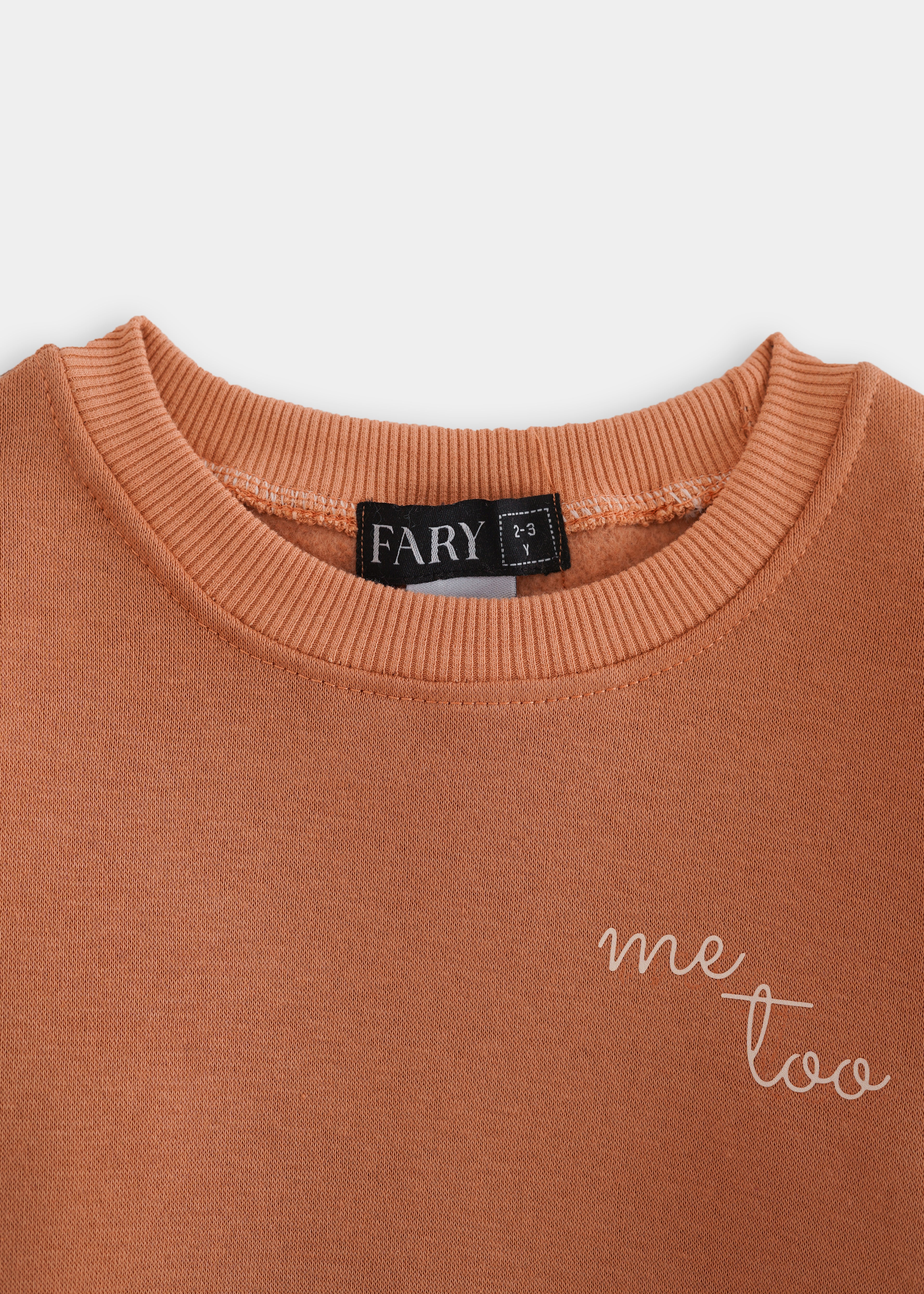 Me Too Hoodie Set Peach