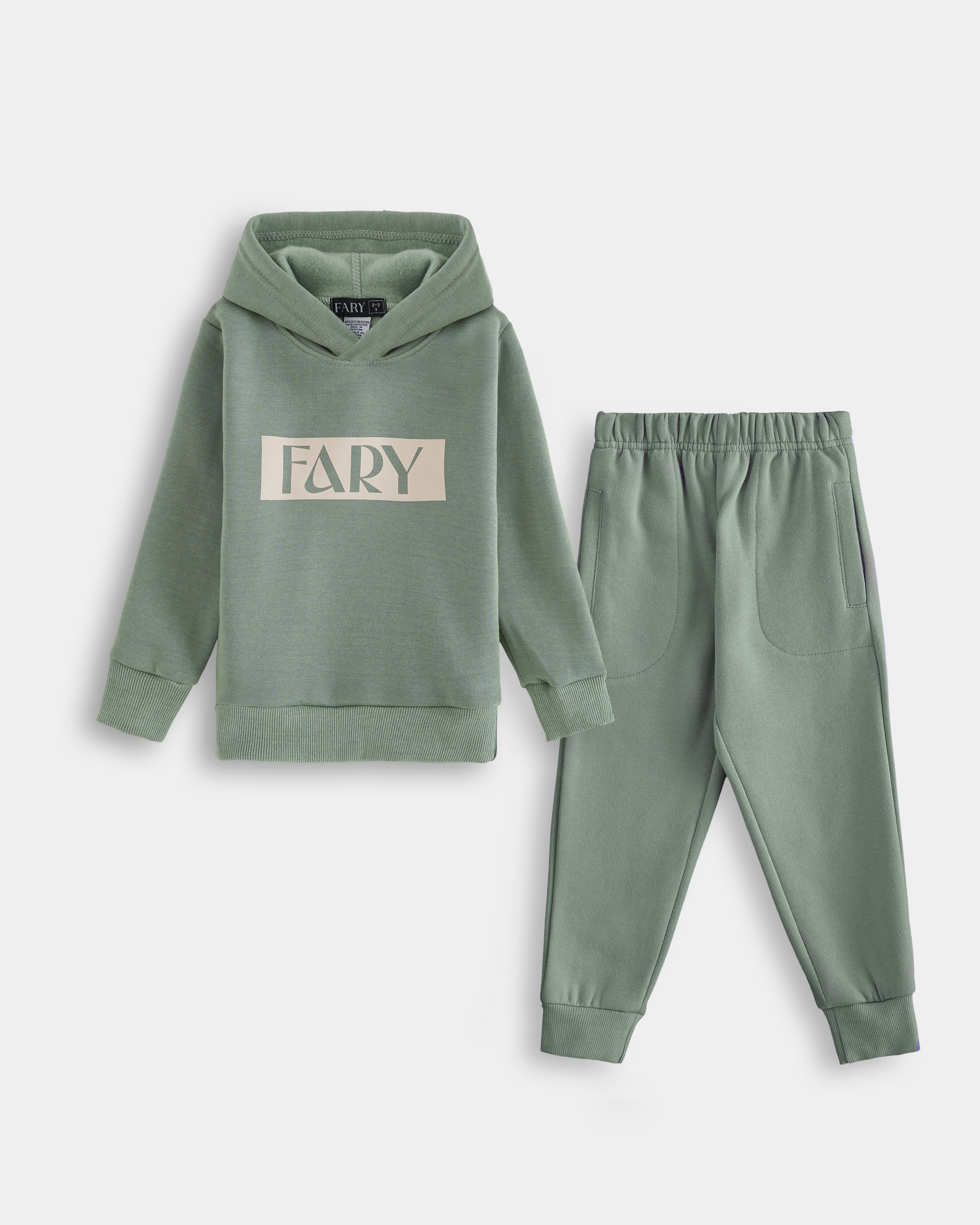 Fary Hoodie Set Light Olive Green