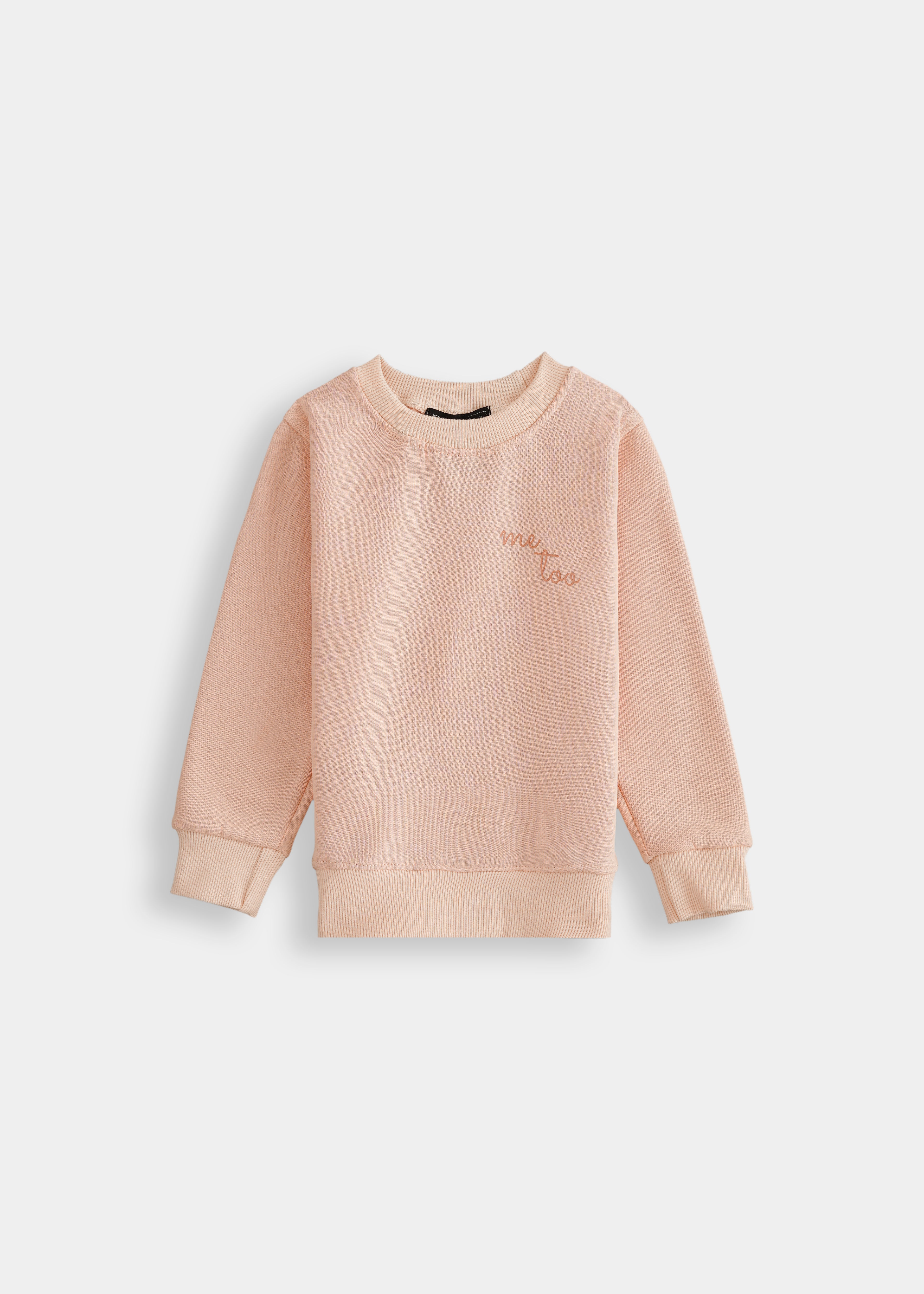 Me Too Hoodie Set Pastel Peach
