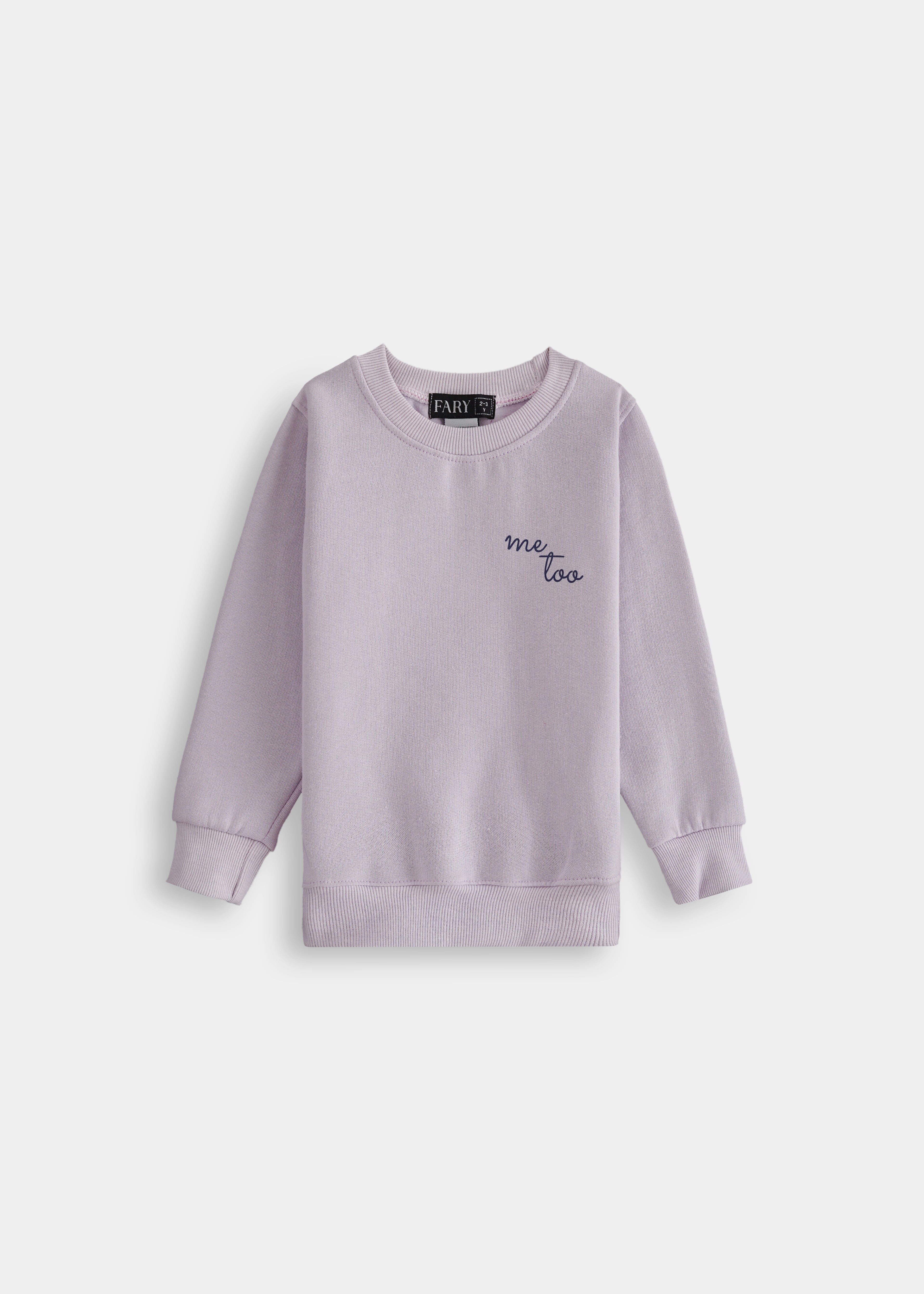 Me Too Hoodie Set Pastel Purple