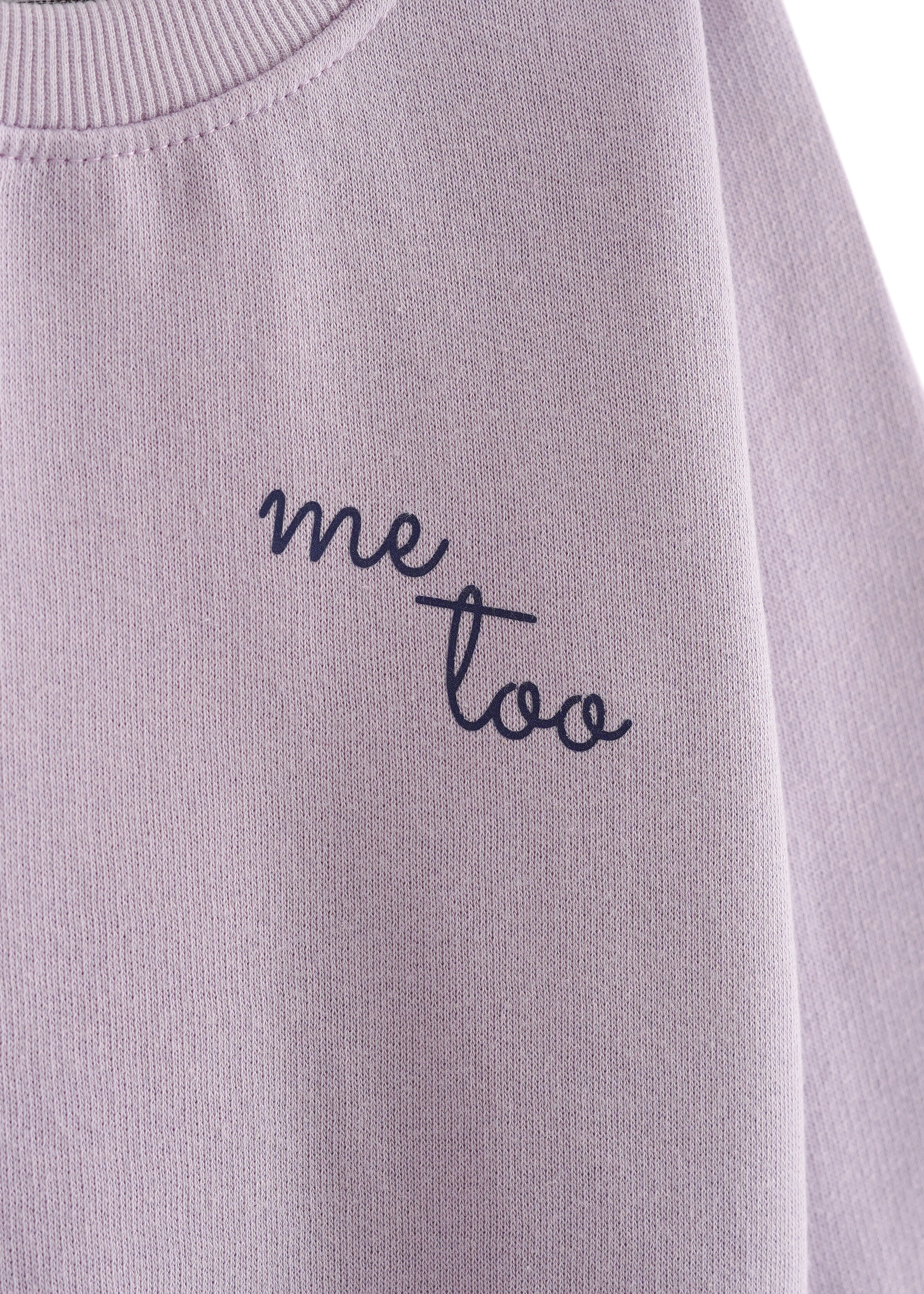Me Too Hoodie Set Pastel Purple