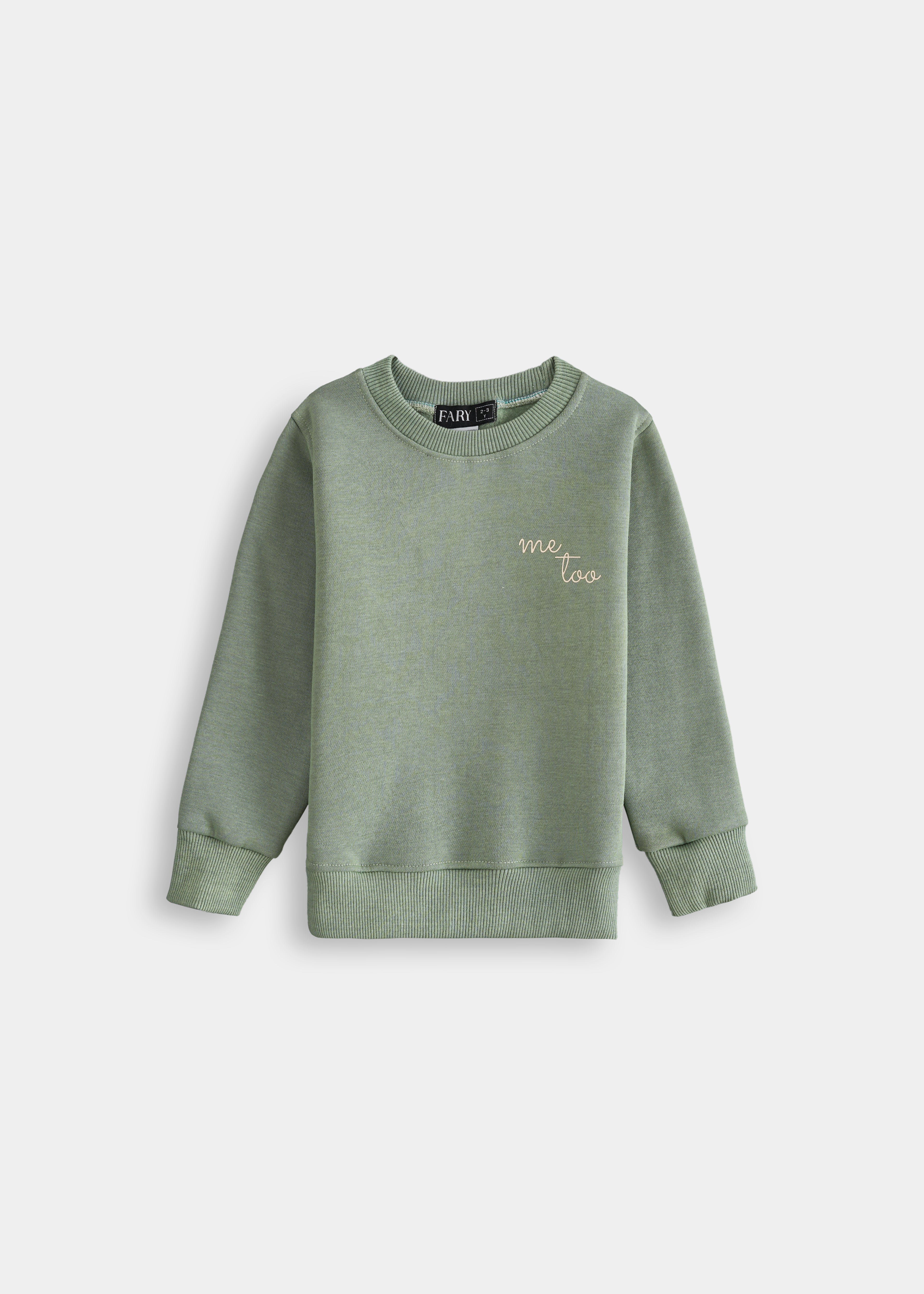 Me Too Hoodie Set Pastel Green