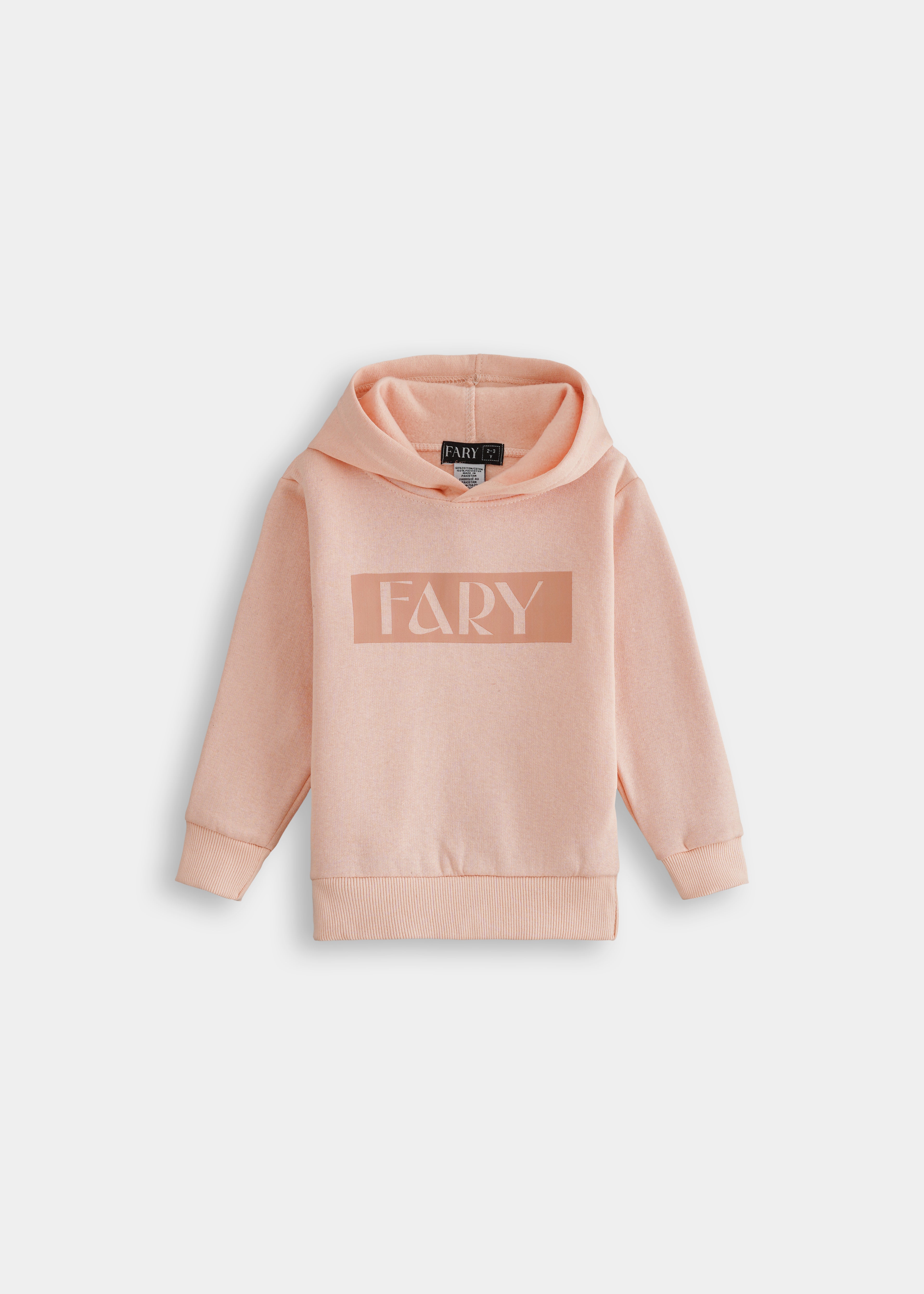 Fary Hoodie Set Pastel Peach