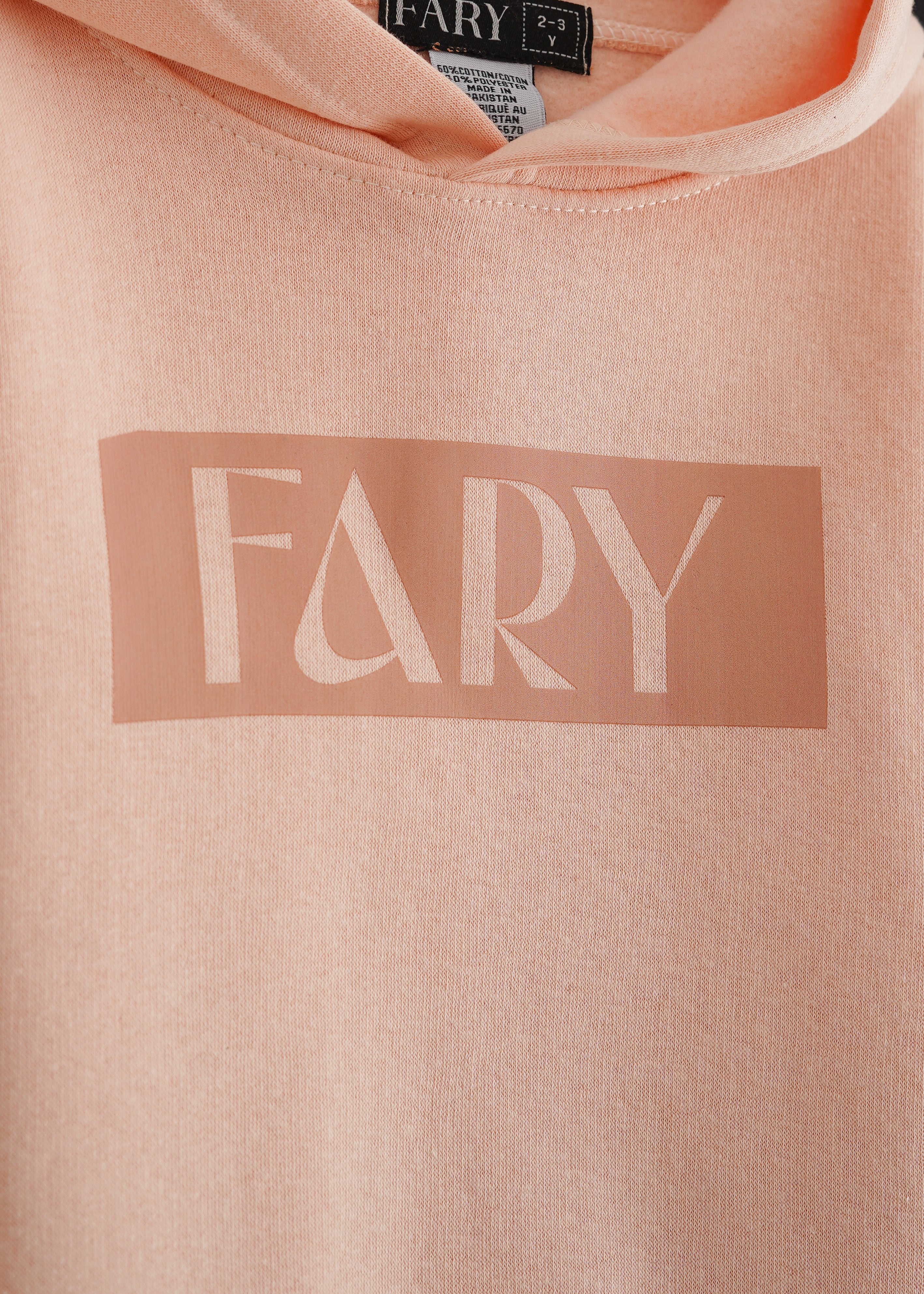 Fary Hoodie Set Pastel Peach