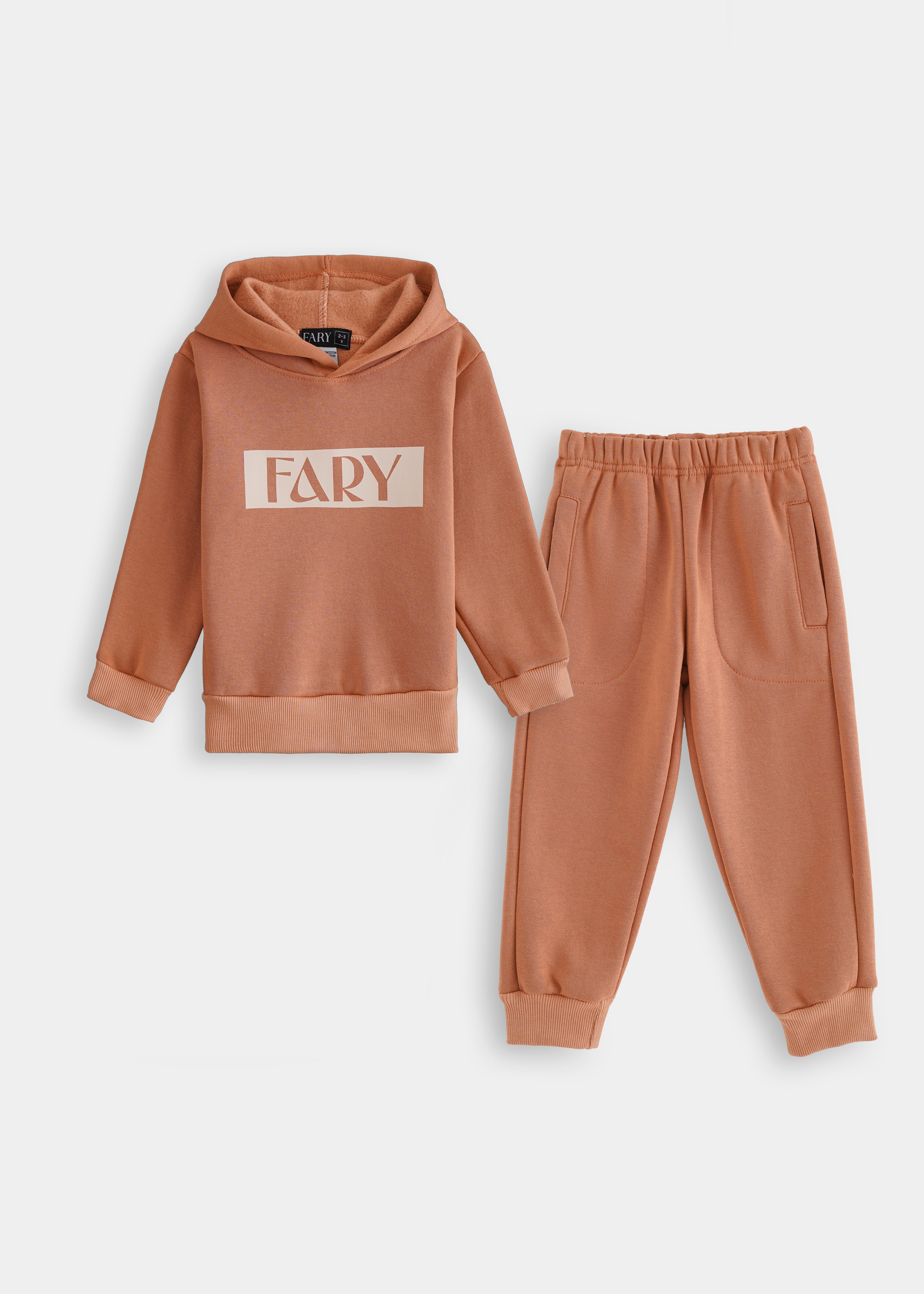 Fary Hoodie Set Cinnamon Brown