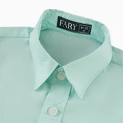 Teal Green Plain Shirt