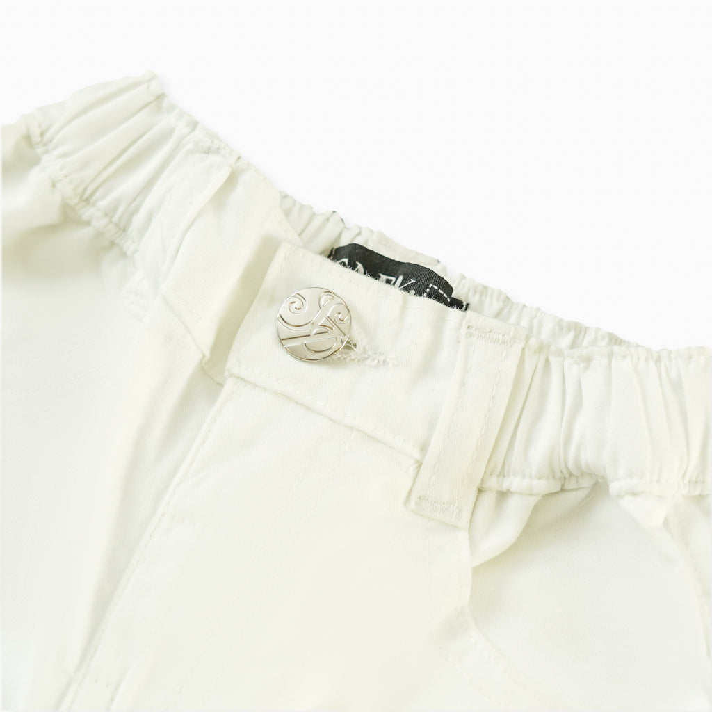 White Twill Short